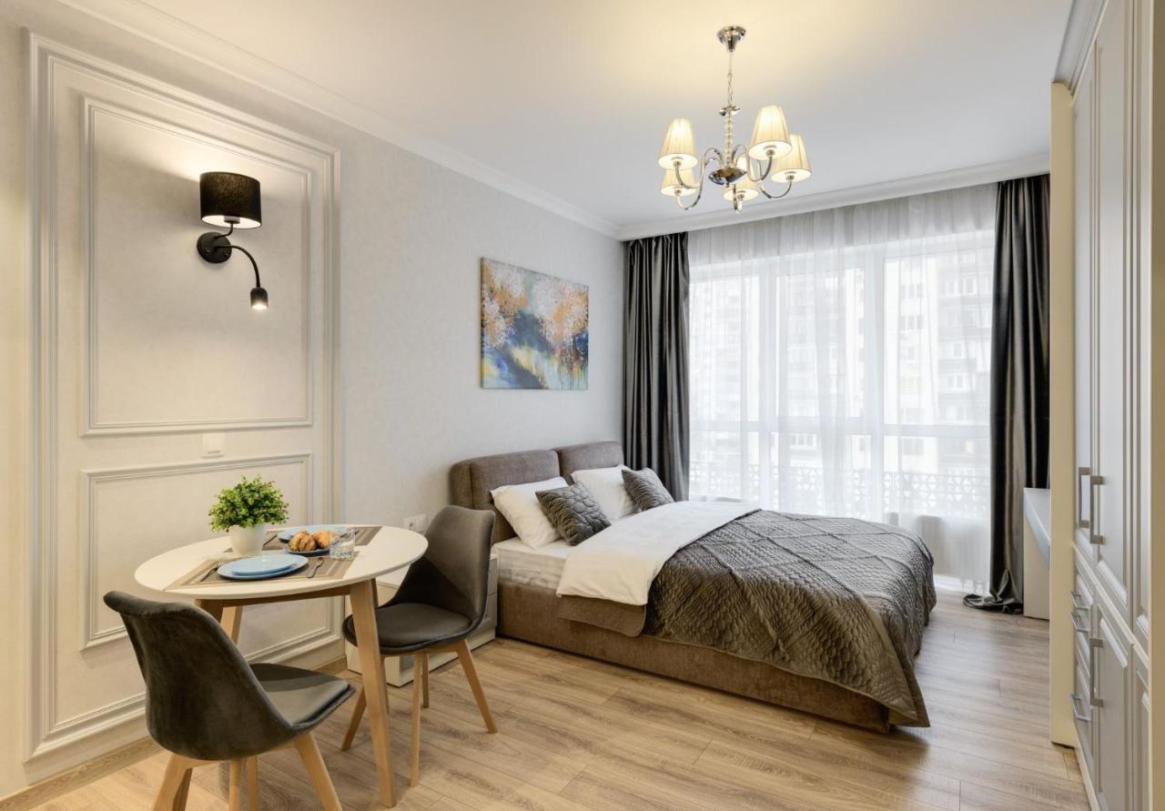 Modern New Cozy Apartment Kvartet Railway Station Kiew Exterior foto