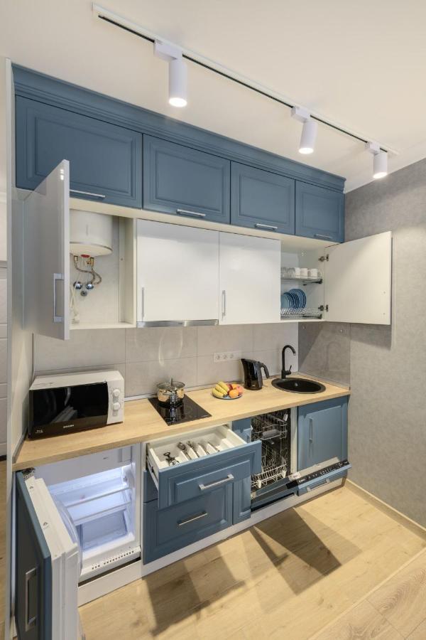 Modern New Cozy Apartment Kvartet Railway Station Kiew Exterior foto