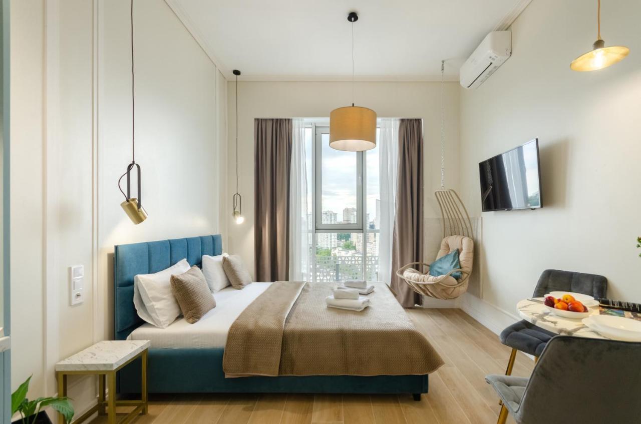 Modern New Cozy Apartment Kvartet Railway Station Kiew Exterior foto