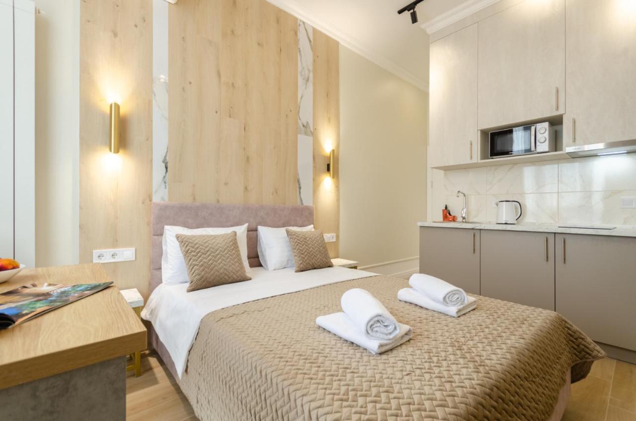 Modern New Cozy Apartment Kvartet Railway Station Kiew Exterior foto