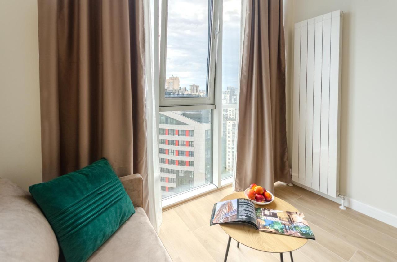 Modern New Cozy Apartment Kvartet Railway Station Kiew Exterior foto