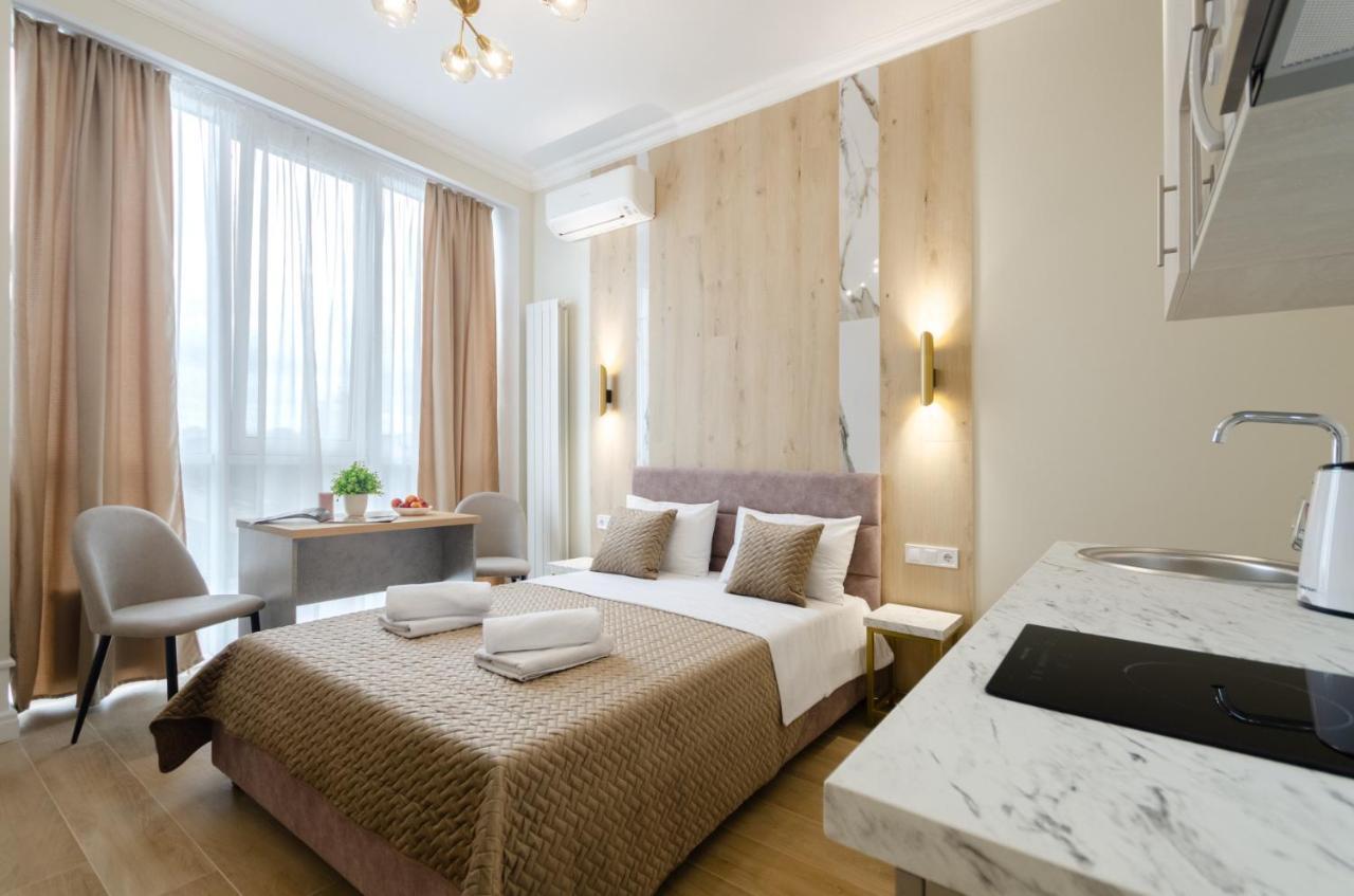 Modern New Cozy Apartment Kvartet Railway Station Kiew Exterior foto