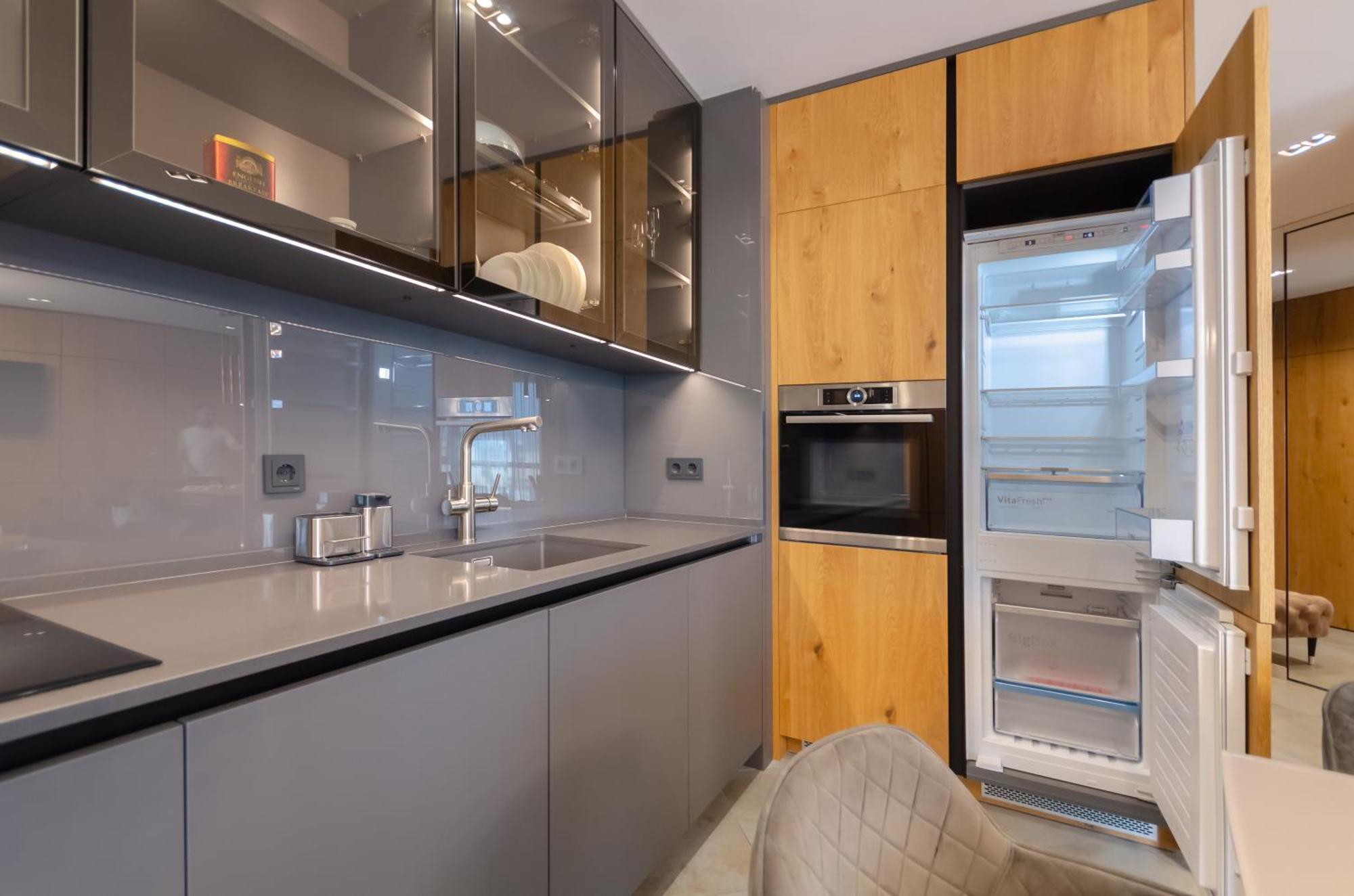 Modern New Cozy Apartment Kvartet Railway Station Kiew Exterior foto